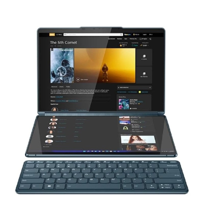 لينوفو لابتوب يوجا بوك 9 13IRU8، معالج إنتل كور i7-1355U، شاشتان أوليد بدقة 2.8 كي، 13.3 بوصة، لمس، رامات سعة 16 جيجابايت، هارد اس اس دي سعة 1 تيرابايت، نظام التشغيل ويندوز 11 لينوفو لابتوب يوجا بوك 9 13IRU8، معالج إنتل كور i7-1355U، شاشتان أوليد بدقة 2.8 كي، 13.3 بوصة، لمس، رامات سعة 16 جيجابايت، هارد اس اس دي سعة 1 تيرابايت، نظام التشغيل ويندوز 11